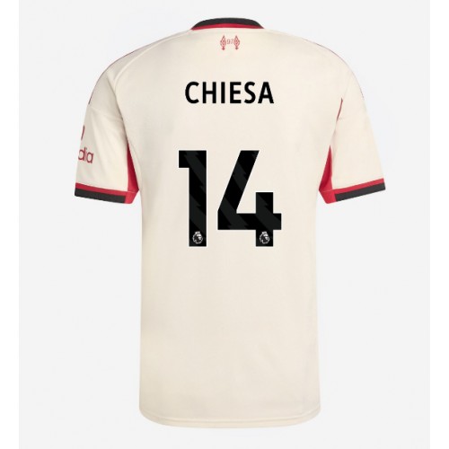 Stroje piłkarskie Liverpool Federico Chiesa #14 Koszulka Wyjazdowej 2025-26 Krótki Rękaw
